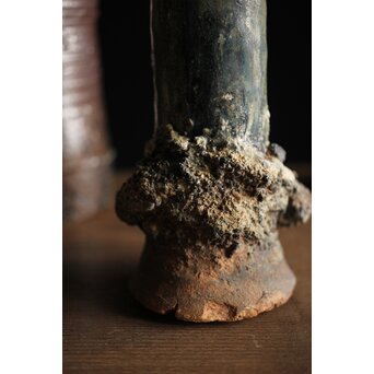 サンカローク窯 宋胡禄 窯道具 サヤ 花器　P210 