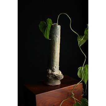 サンカローク窯 宋胡禄 窯道具 サヤ 花器　P210 