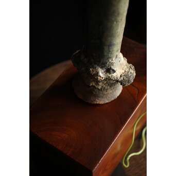 サンカローク窯 宋胡禄 窯道具 サヤ 花器　P210 