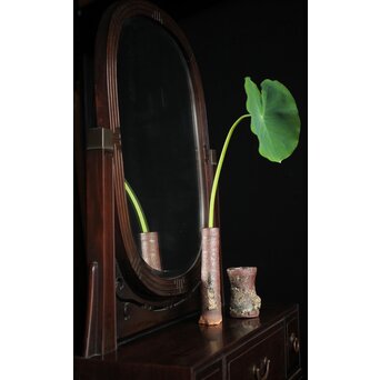 古陶磁 窯道具サヤ 小花器2点　P212