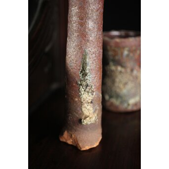 古陶磁 窯道具サヤ 小花器2点　P212 