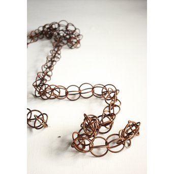 鉄 雨樋鎖 波紋　M240