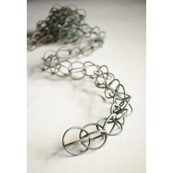 銅 雨樋鎖 波紋　M241