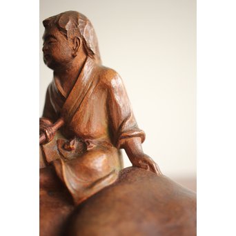 光重銘 木彫　X268 