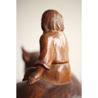 光重銘 木彫　X268 