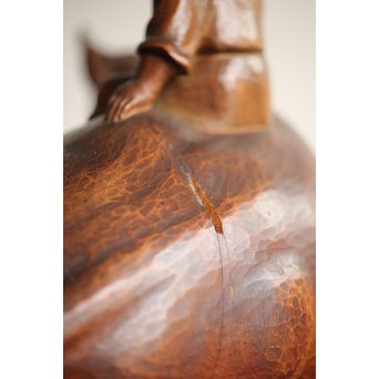 光重銘 木彫　X268 