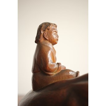 光重銘 木彫　X268 