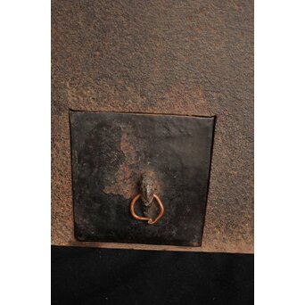 喜道作 川口鋳物か 鉄長火鉢/風炉/香炉と鉄瓶　M243 