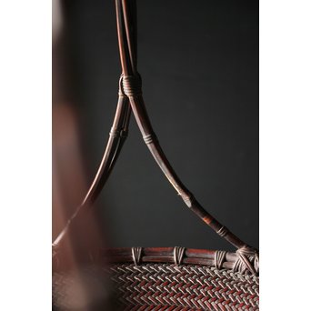 初代 前田竹房斎 竹編籠　U235 