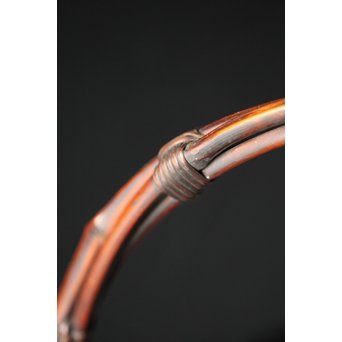 初代 前田竹房斎 竹編籠　U235 