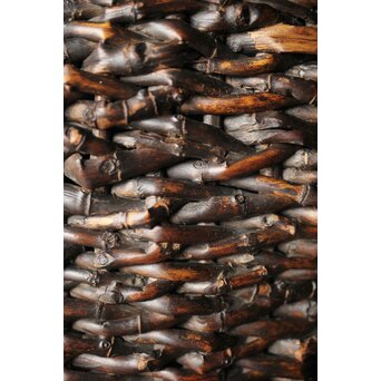 初代 田辺竹雲斎 竹根竹花籠　U236 