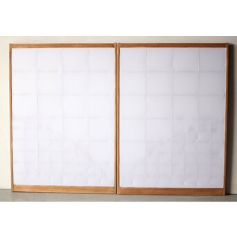 障子付 中型障子戸 2枚1組　F232 