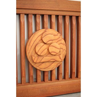 総欅 格子欄間　R0055 