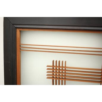 ガラス入 小型欄間　R0056 