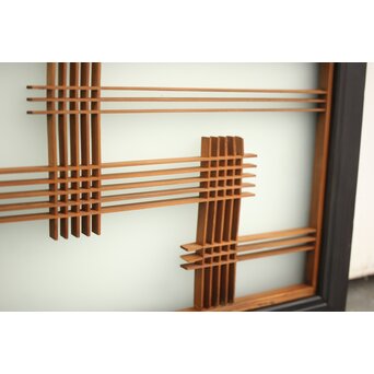 ガラス入 小型欄間　R0056 