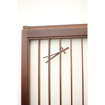 松葉組子の書院 2枚1組　R0057 