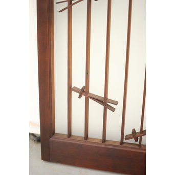 松葉組子の書院 2枚1組　R0057 