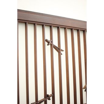 松葉組子の書院 2枚1組　R0057 