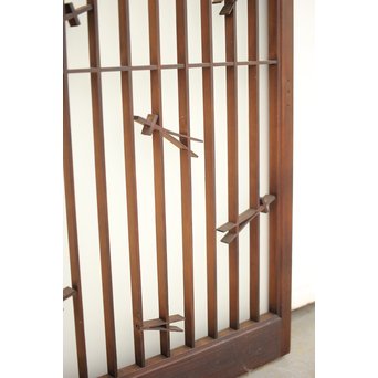 松葉組子の書院 2枚1組　R0057 