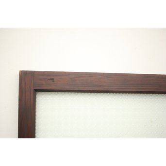 プレスと黄色ガラスの欄間 2枚1組　R0058Y 