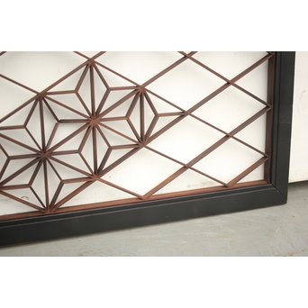 黒枠組子欄間　R0060 