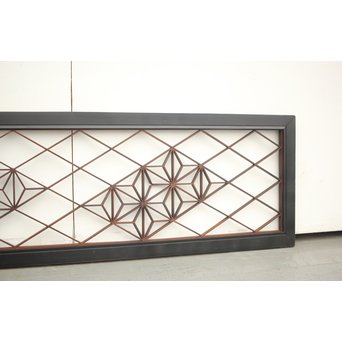 黒枠組子欄間　R0060 