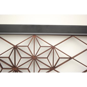 黒枠組子欄間　R0060 