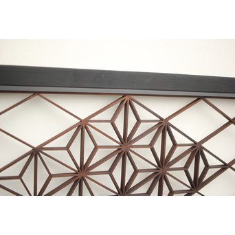 黒枠組子欄間　R0060 