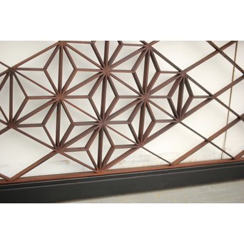 黒枠組子欄間　R0060 