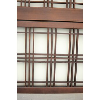 ガラス入 タータンチェック組子欄間L 4枚1組　R0061 