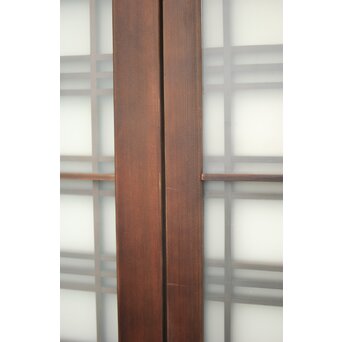 ガラス入 タータンチェック組子欄間L 4枚1組　R0061 