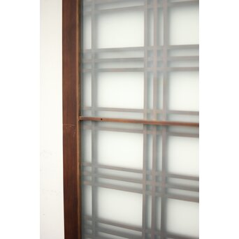 ガラス入 タータンチェック組子欄間L 4枚1組　R0061 