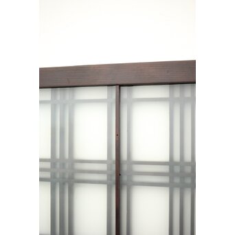 ガラス入 タータンチェック組子欄間M 2枚1組　R0062 