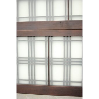 ガラス入 タータンチェック組子欄間M 2枚1組　R0062 