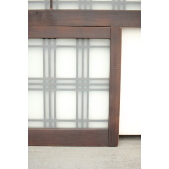 ガラス入 タータンチェック組子欄間M 2枚1組　R0062 