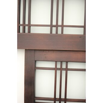 ガラス入 タータンチェック組子欄間M 2枚1組　R0062 