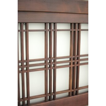 ガラス入 タータンチェック組子欄間M 2枚1組　R0062 