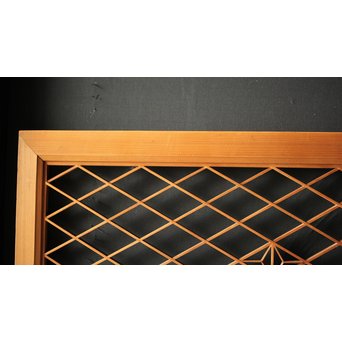 白木組子欄間 2枚1組　R0064Y 