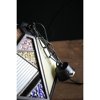 多面体ステンドグラスの照明　A2024Y 