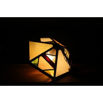 多面体ステンドグラスの照明　A2024Y