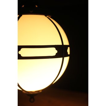 球体 銅装飾電笠　A2026 