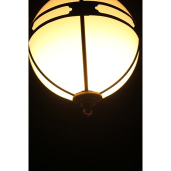 球体 銅装飾電笠　A2026 