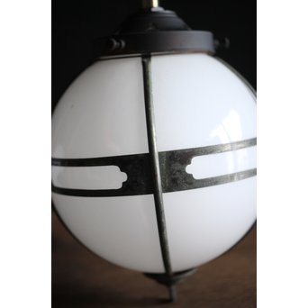 球体 銅装飾電笠　A2026 