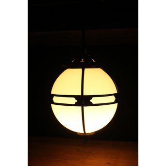 球体 銅装飾電笠　A2026 