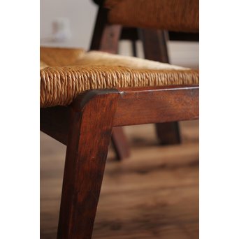 松本民芸家具 ラッシチェアー椅子 2脚1組　T435 