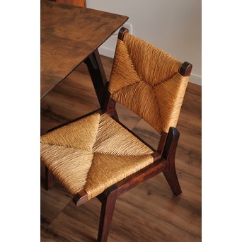 松本民芸家具 ラッシチェアー椅子 2脚1組　T435 