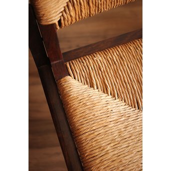 松本民芸家具 ラッシチェアー椅子 2脚1組　T435 