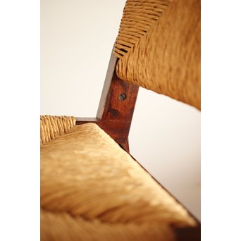 松本民芸家具 ラッシチェアー椅子 2脚1組　T435 