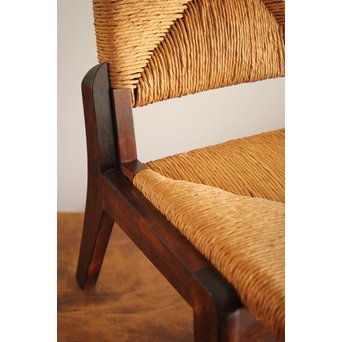 松本民芸家具 ラッシチェアー椅子 2脚1組　T435 