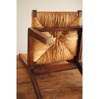 松本民芸家具 ラッシチェアー椅子 2脚1組　T435 